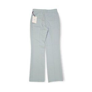 New‎ Lewit Blue Winter Wool Pleated Wide Leg Pants Womens Size 2